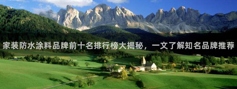 和记AG网站：家装防水涂料品牌前十名排行榜大揭秘，一文了解知名品牌推荐