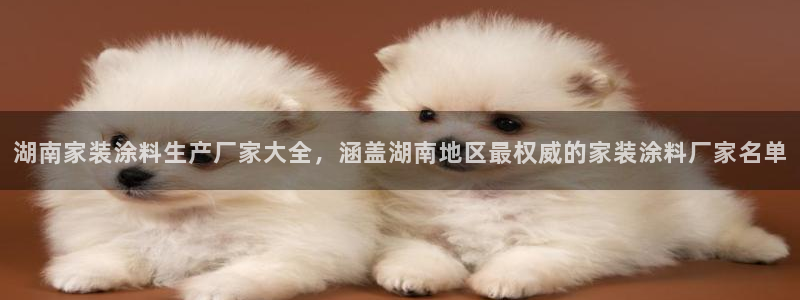 和记网页：湖南家装涂料生产厂家大全，涵盖湖南地区最权威的家装涂料厂家名单