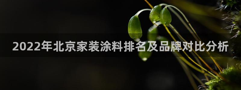 和记官方直营注册：2022年北京家装涂料排名及品牌对比分析