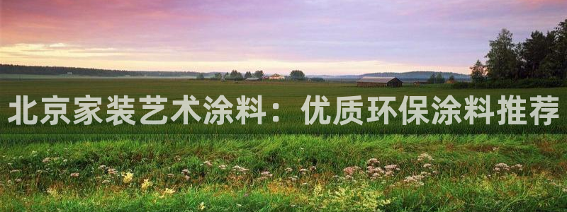 和记旗舰厅：北京家装艺术涂料：优质环保涂料推荐