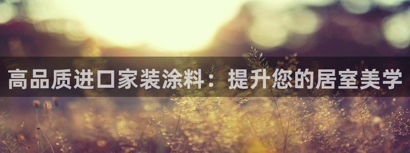 和记官方网址：高品质进口家装涂料：提升您的居室美学
