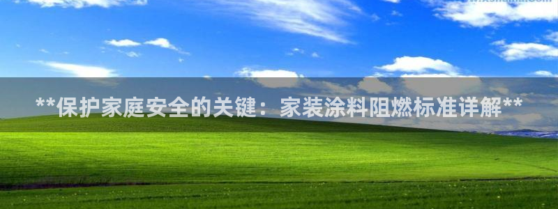 和记下载：**保护家庭安全的关键：家装涂料阻燃标准详解**